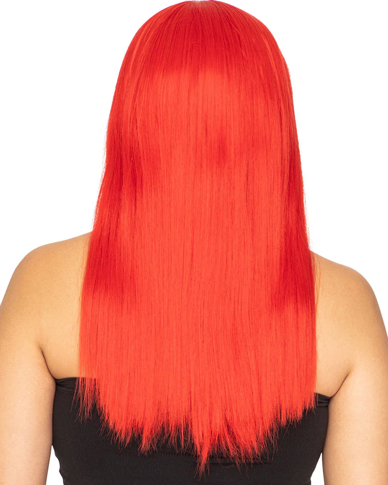 Fashion Deluxe Red Long Wig - Image 3