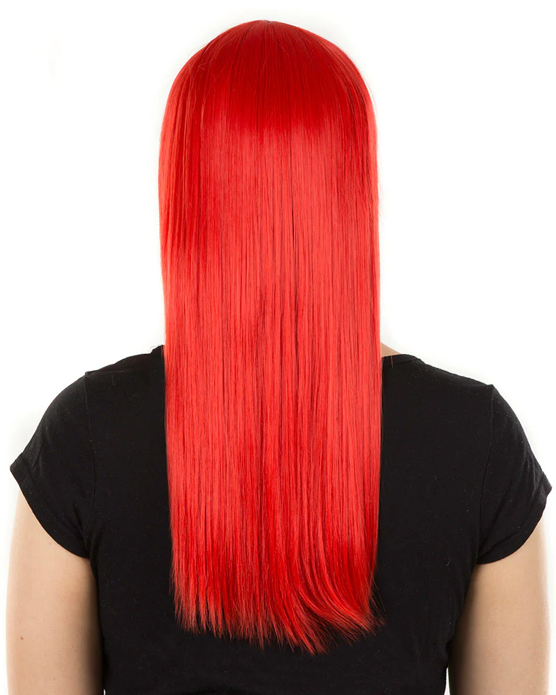 Fashion Deluxe Red Long Wig - Image 6