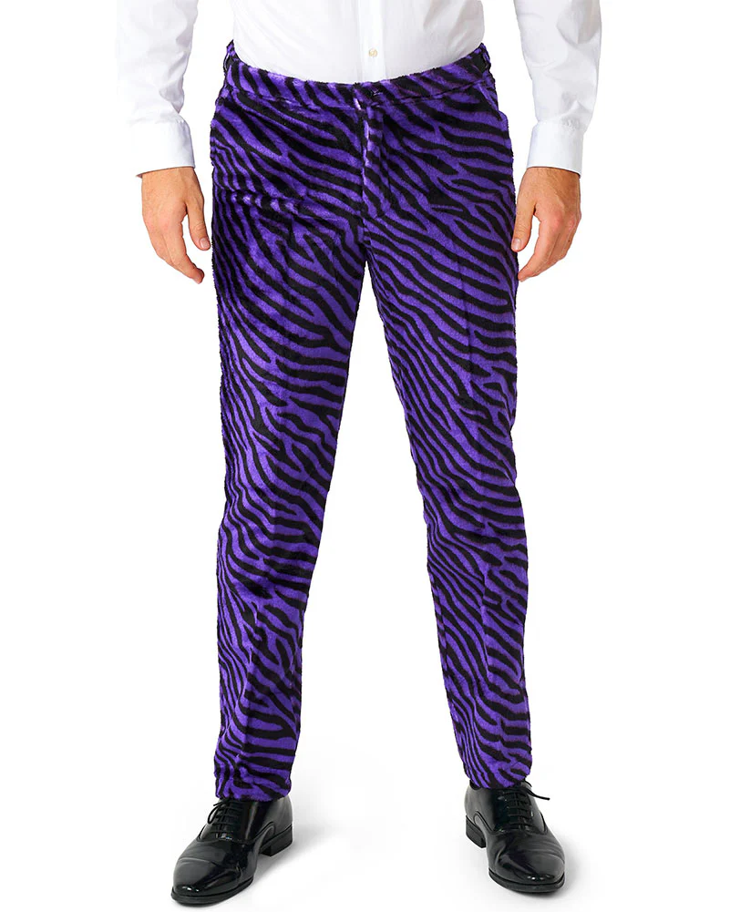 Faux Fur Purple Pimp Mens Suitmeister - Image 5