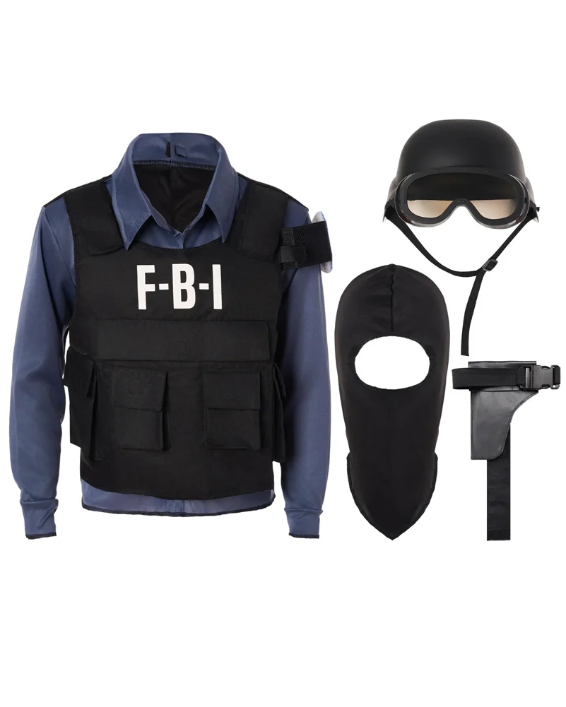 FBI Police Kids Costume - Image 3