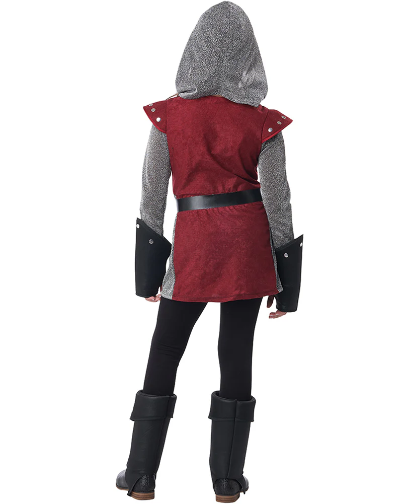 Fearless Knight Girls Costume - Image 3