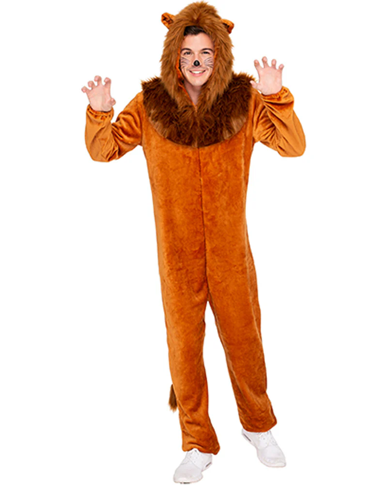 Fearless Lion Deluxe Adult Book Week Costume - Image 4