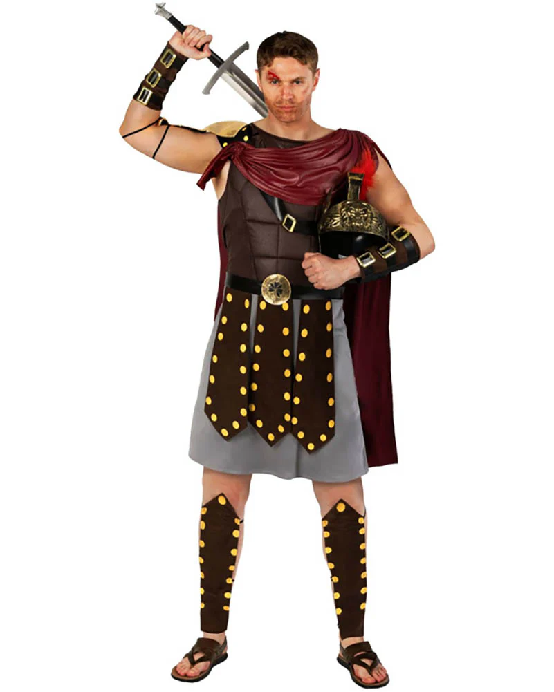 Fearless Roman Gladiator Mens Costume - Image 3