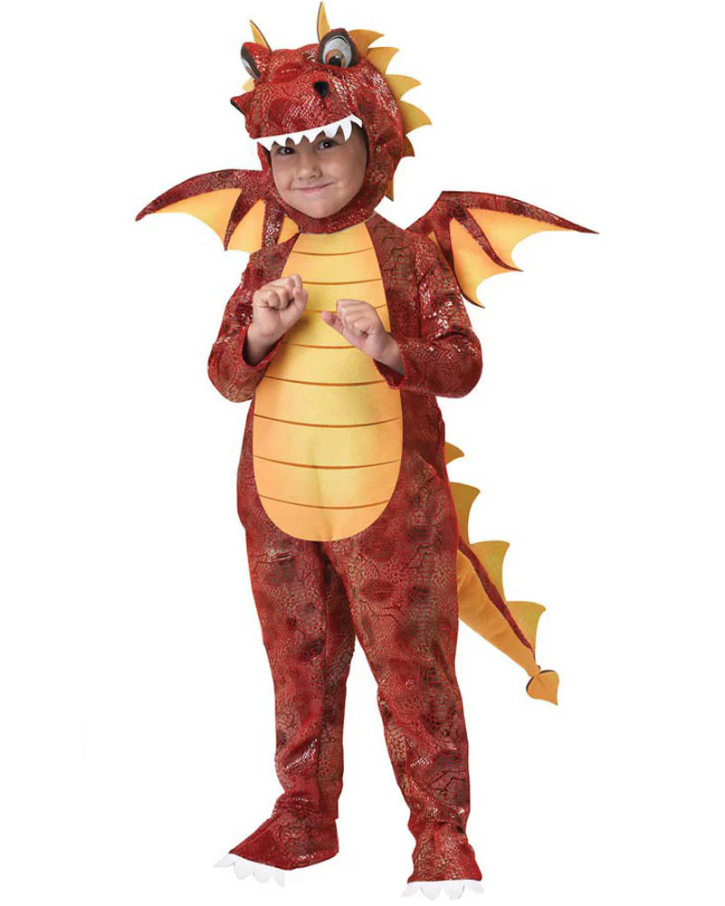 Fire Breathing Dragon Deluxe Toddler Book Week Costume