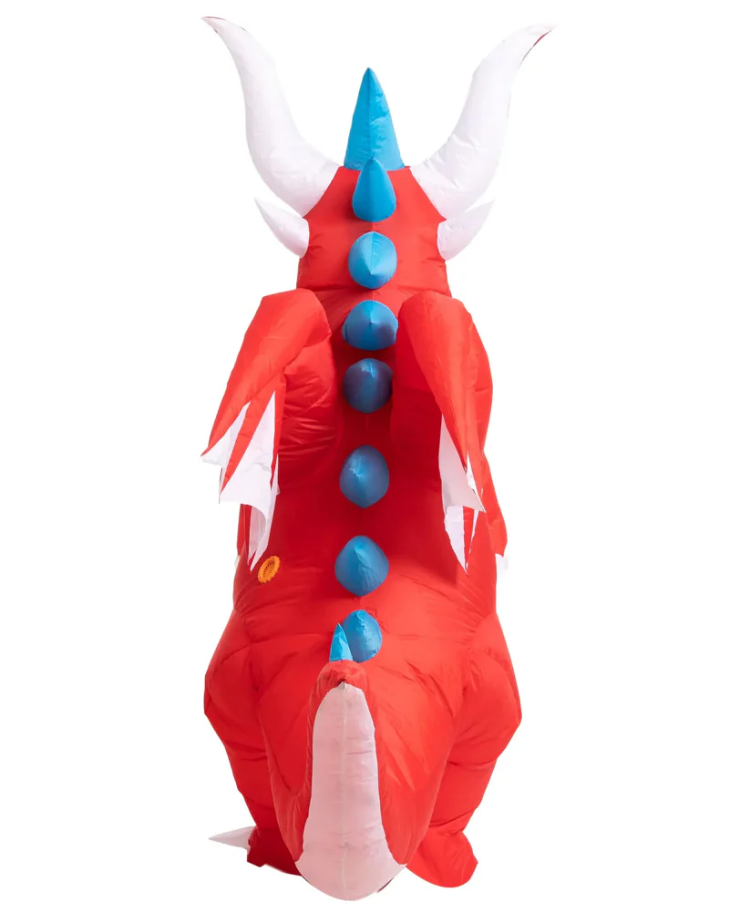 Fire Red Dragon Inflatable Adults Costume - Image 5