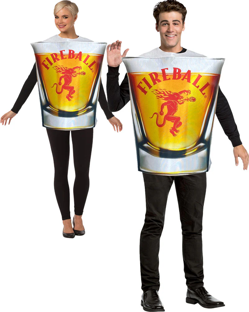 Fireball Shot Glass Adult Costume