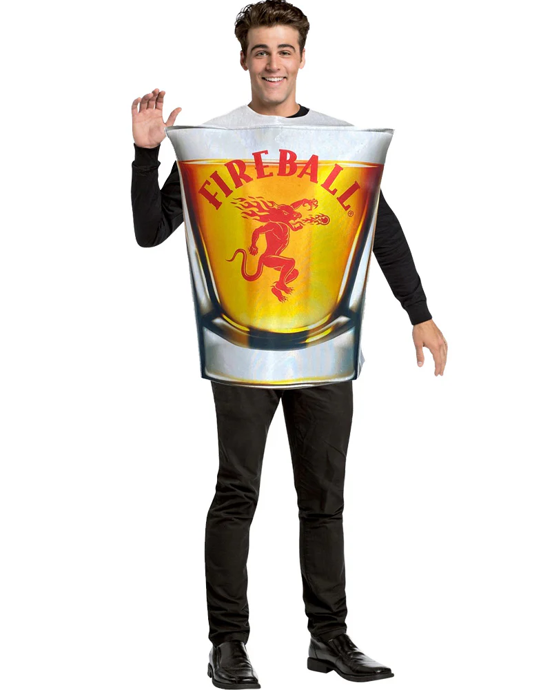 Fireball Shot Glass Adult Costume - Image 2