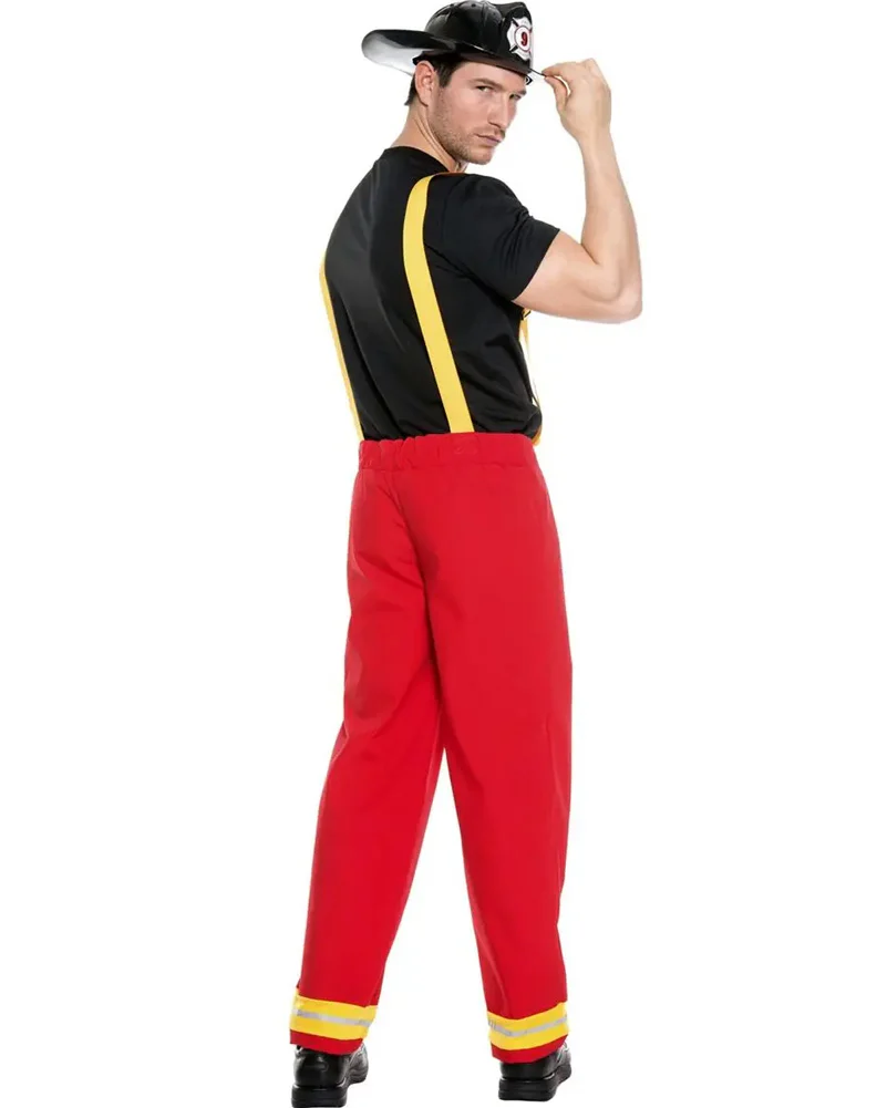 Firefighter Hero Mens Costume - Image 2