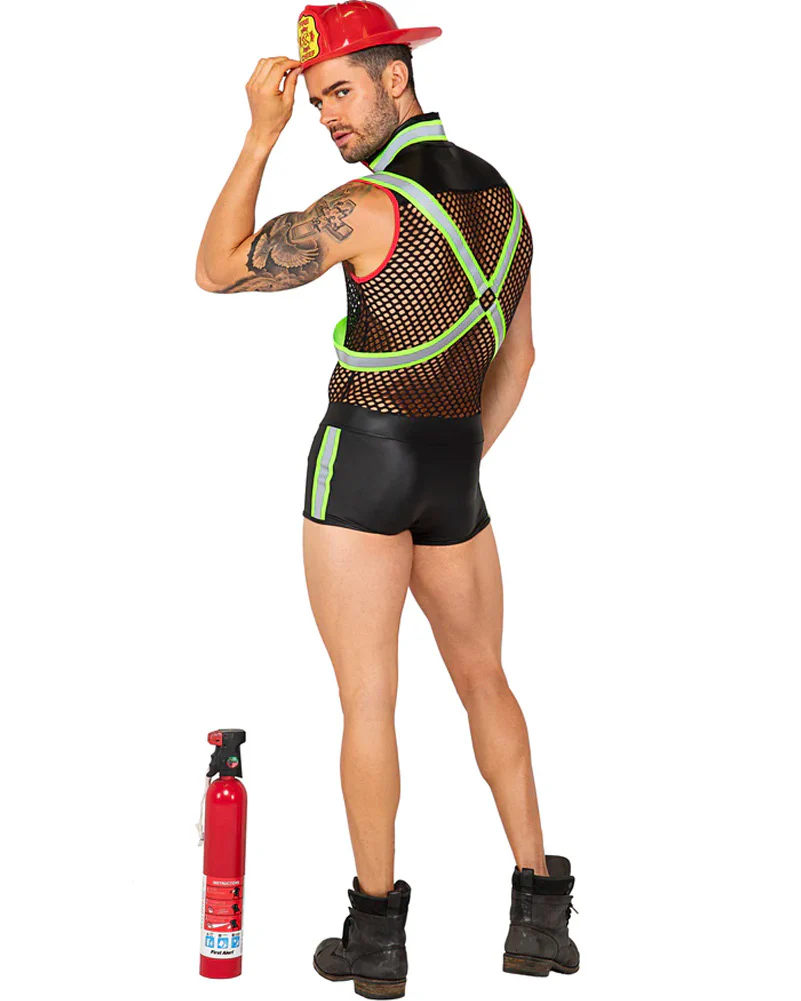 Fireman Fever Mens Costume - Image 2