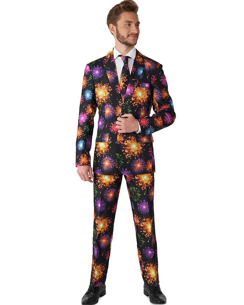 Fireworks Black Mens Suitmeister - Image 2