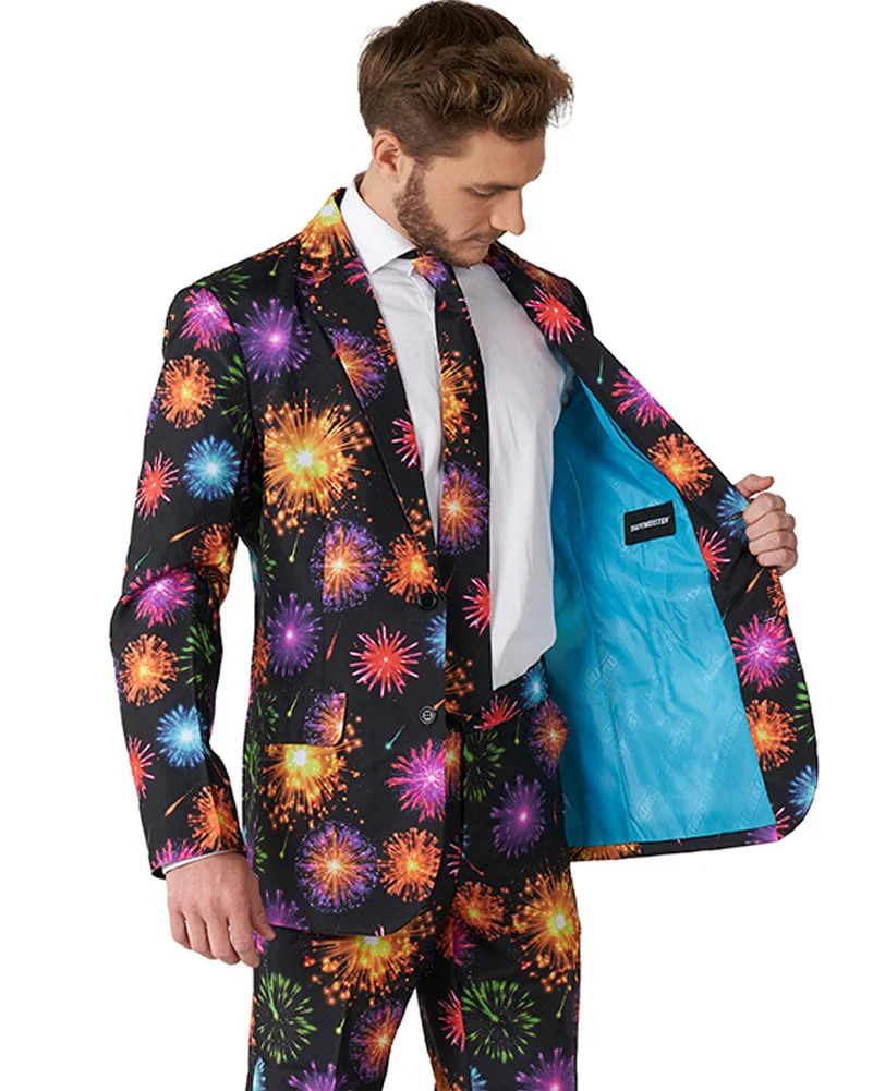 Fireworks Black Mens Suitmeister - Image 4