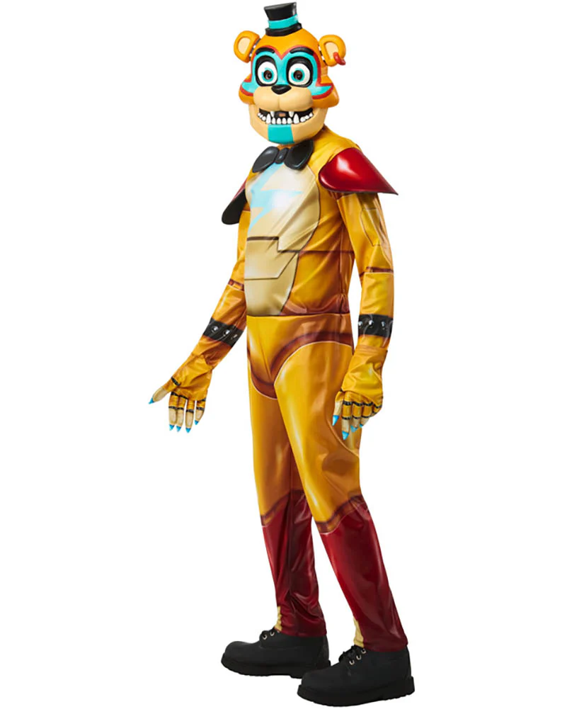 Five Nights at Freddys Glamrock Freddy Boys Costume - Image 3