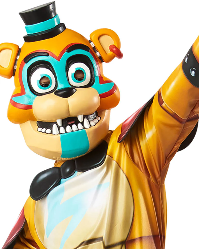 Five Nights at Freddys Glamrock Freddy Boys Costume - Image 4