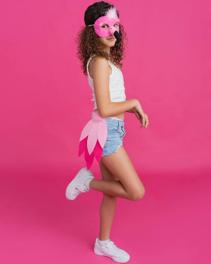 Flamingo Deluxe Eyemask and Tail Set - Image 4