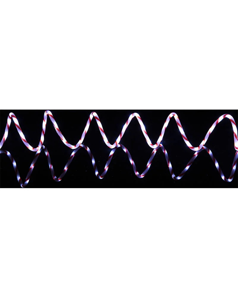 Flashing Candy Cane LED Christmas Ropelight 20m - Image 5