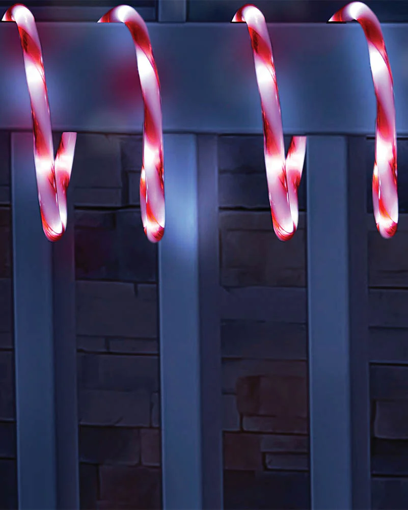 Flashing Candy Cane LED Christmas Ropelight 20m - Image 6