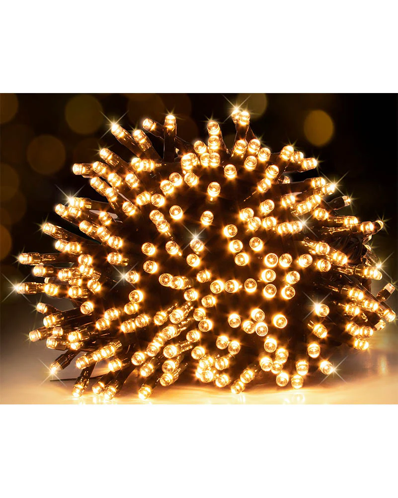 Flashing Vintage Gold 600 Piece LED Fairy Lights - Image 4