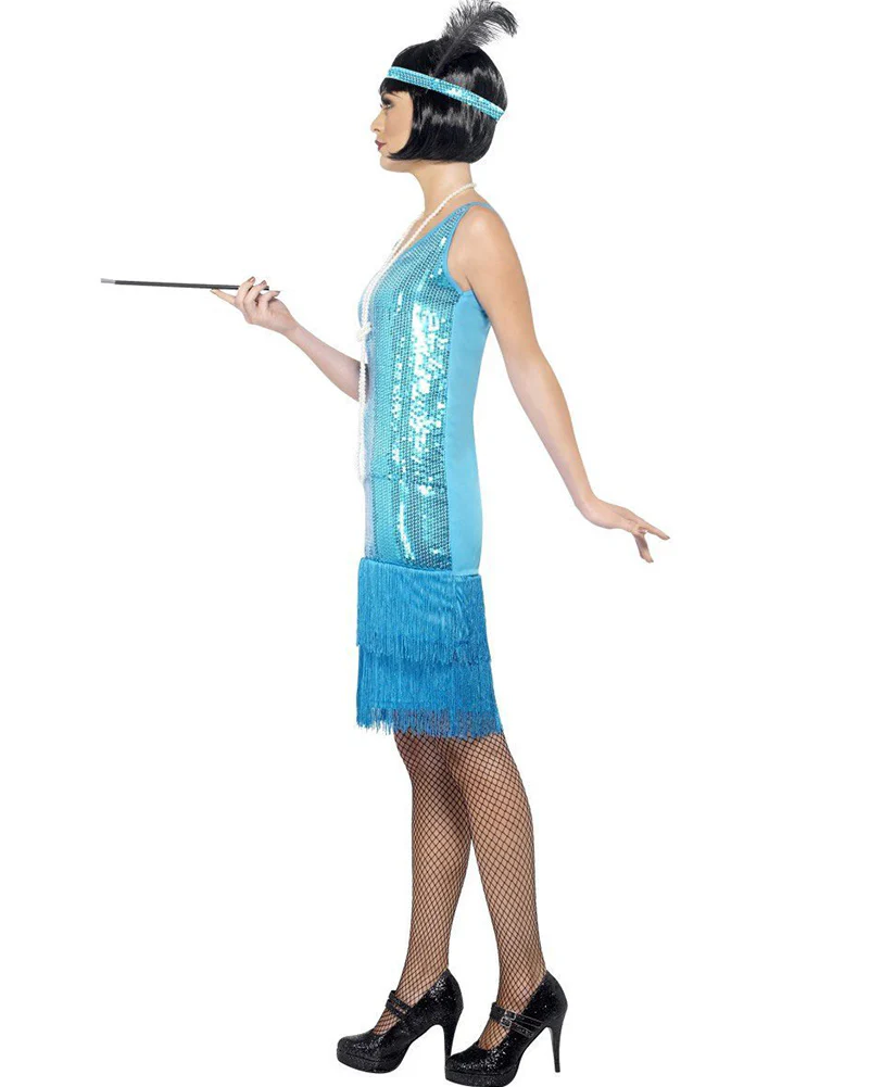 20s Flirty Flapper Womens Plus Size Costume - Image 2