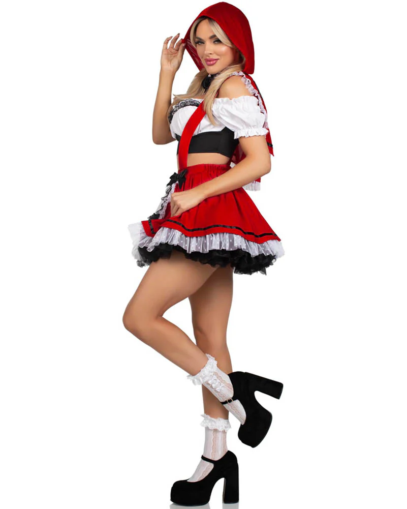 Flirty Miss Red Womens Costume - Image 4
