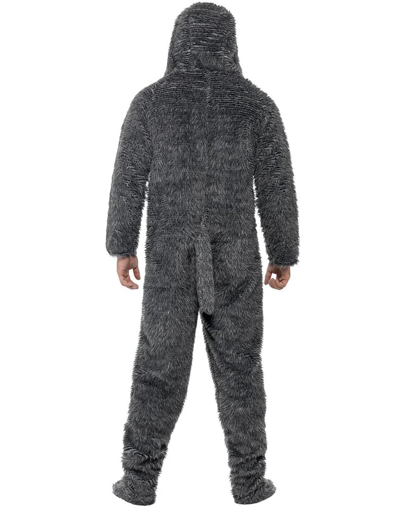 Fluffy Grey Dog Adult Costume - Image 2