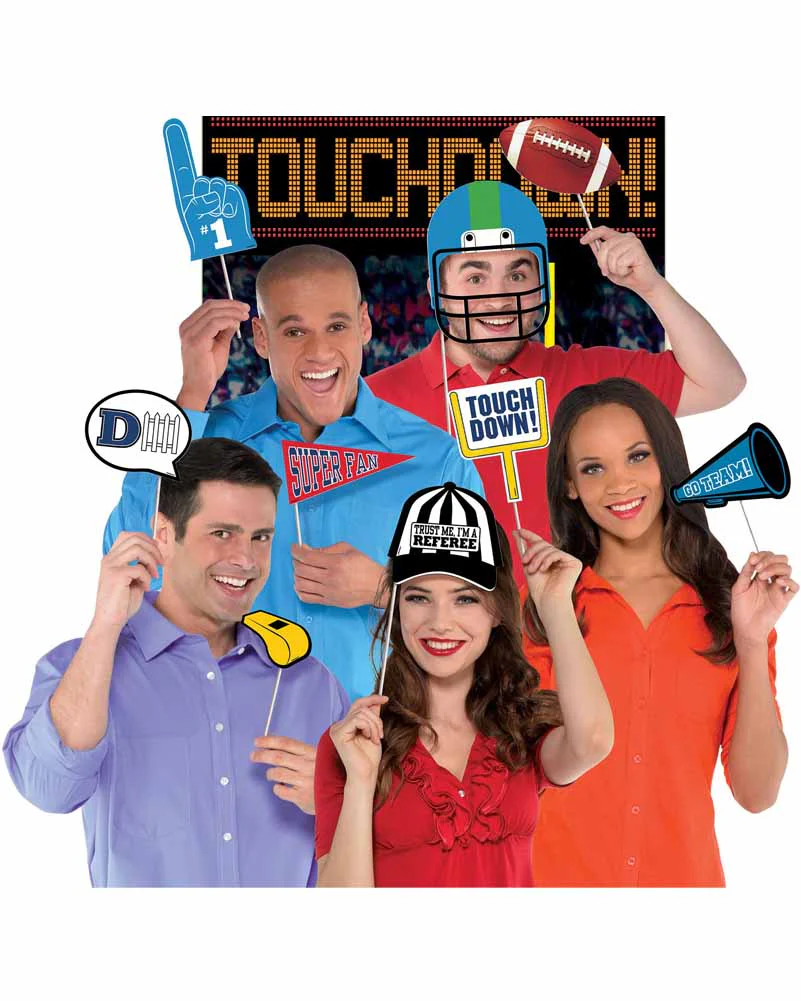 Football Photobooth and Props Pack of 14 - Image 2