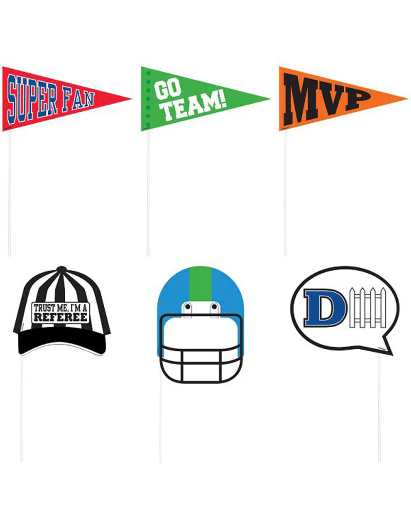 Football Photobooth and Props Pack of 14 - Image 4