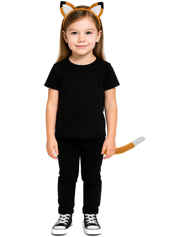 Fox Headband and Tail Set