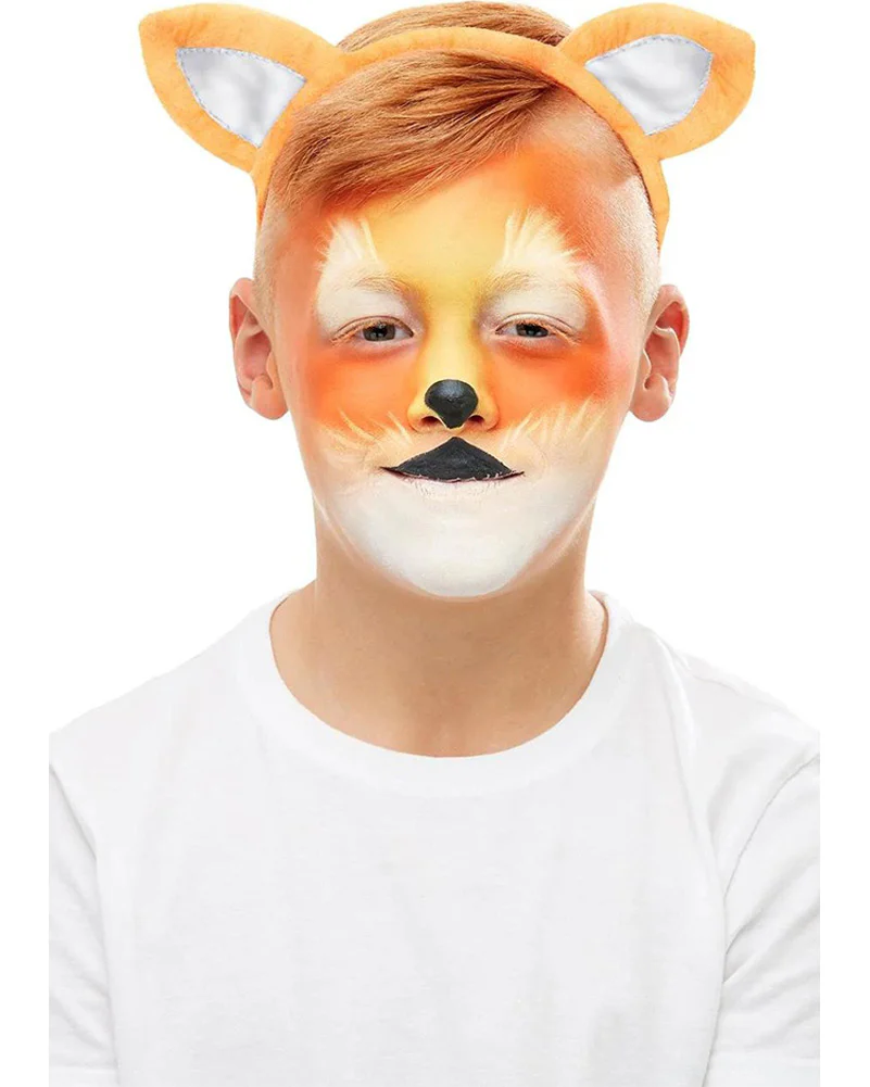 Fox Headband Make Up and Tail Set - Image 3