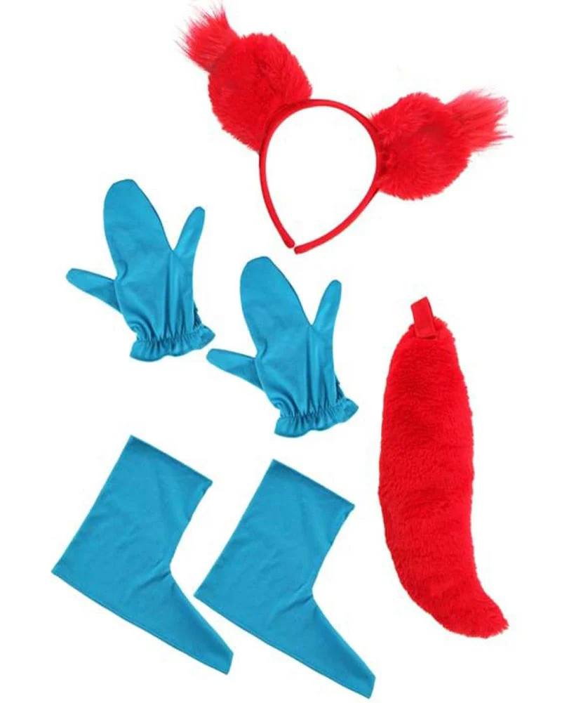 Fox in Socks Headband Mitts Shoe Covers and Tail Set - Image 2