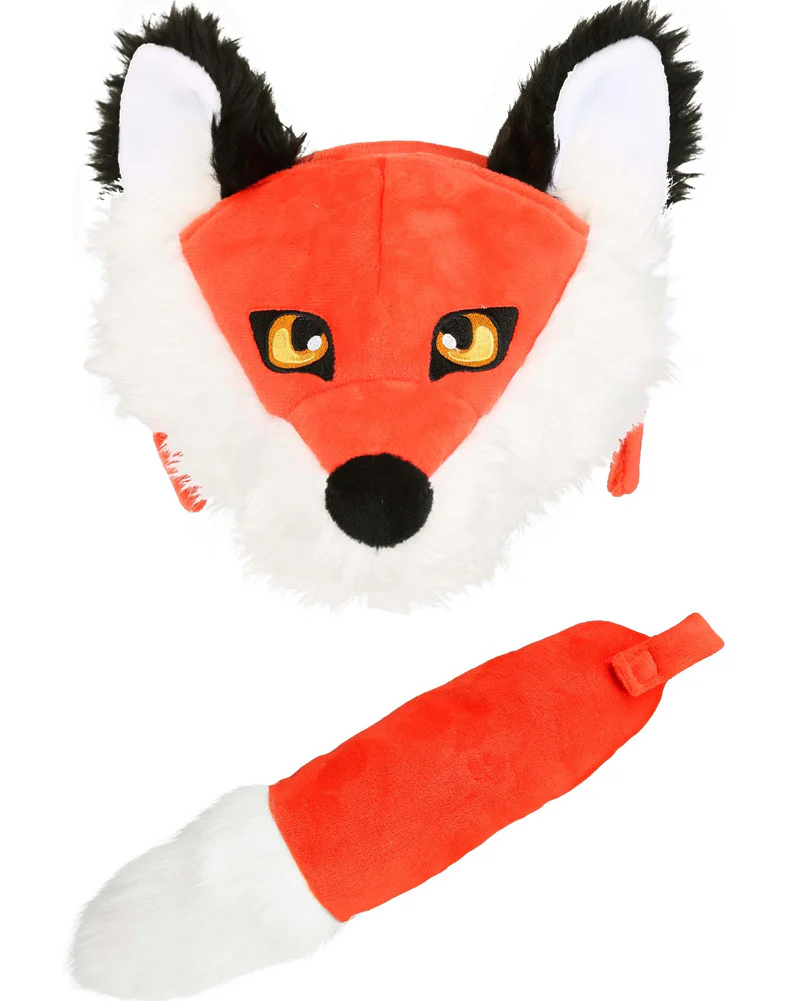 Fox Plush Headband and Tail Deluxe Set - Image 5