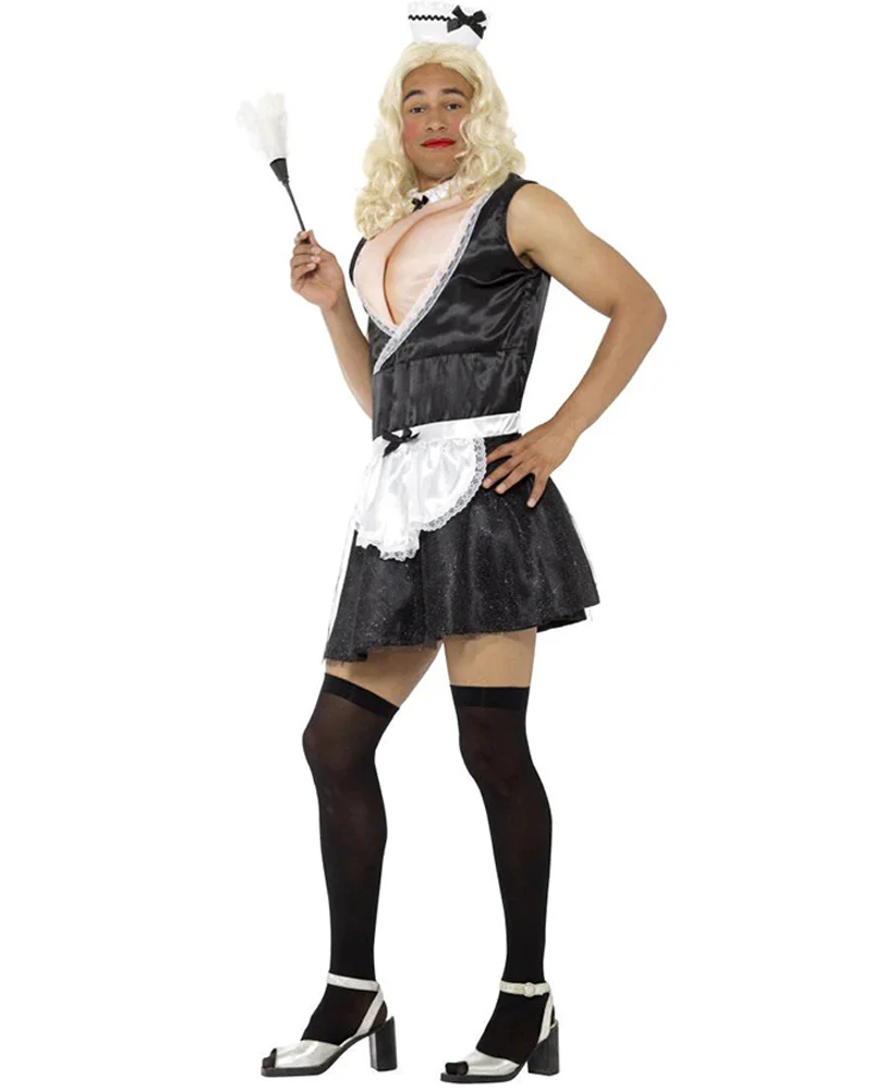 French Maid Mens Costume - Image 2