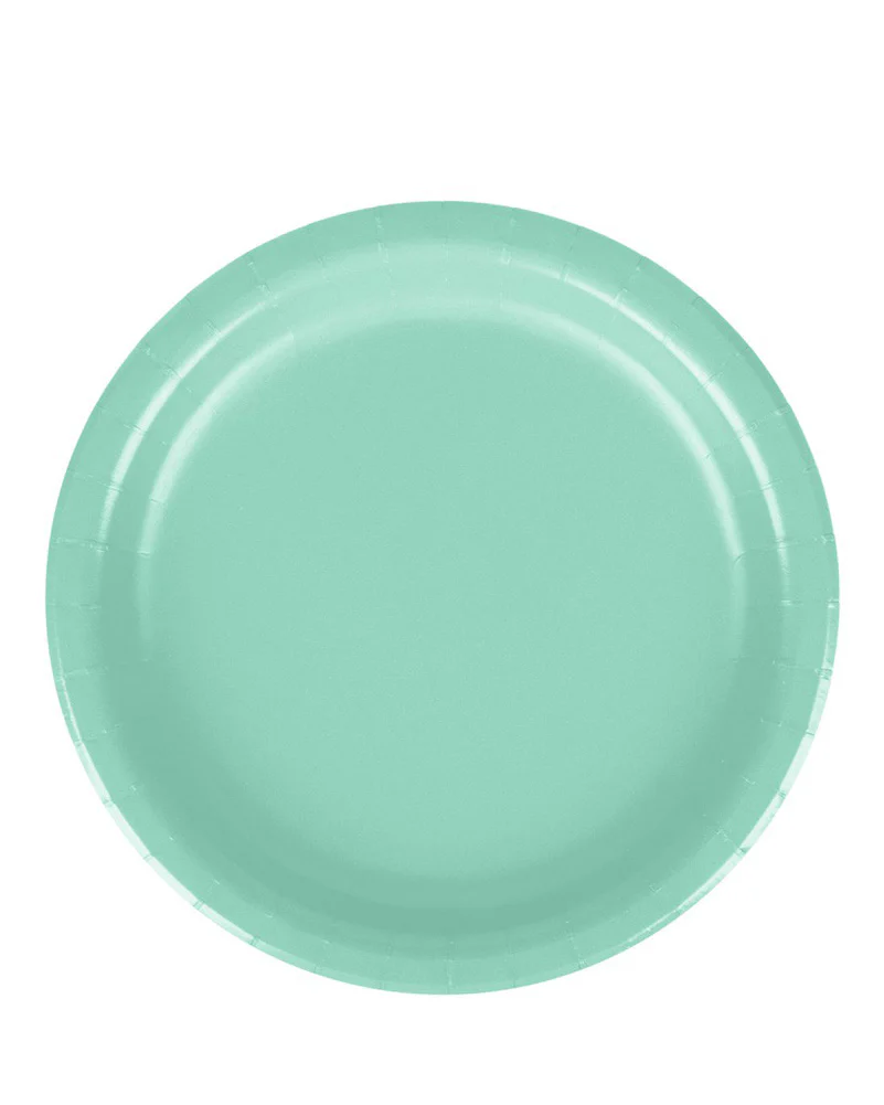 Fresh Mint 23cm Paper Plates Pack of 24