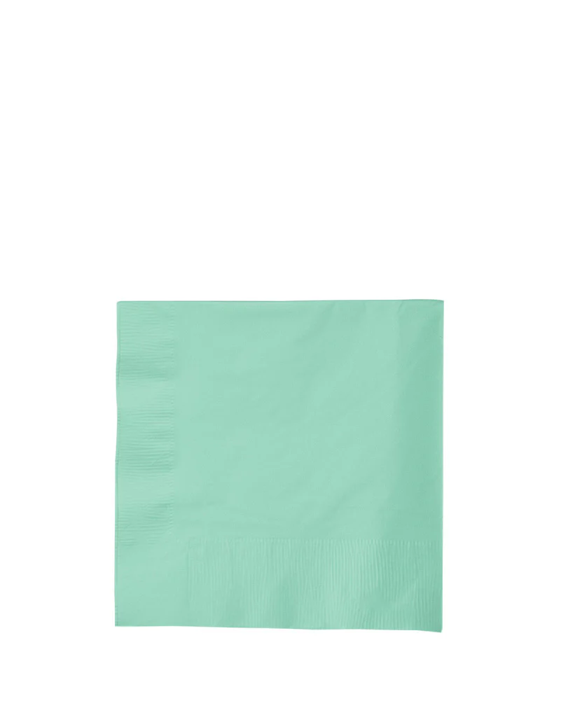 Fresh Mint Beverage Napkins Pack of 50
