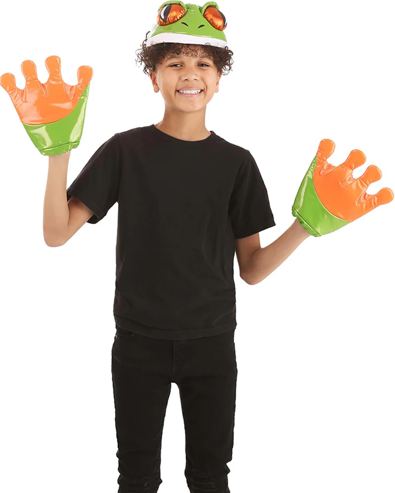 Frog Headband and Gloves Deluxe Set - Image 4