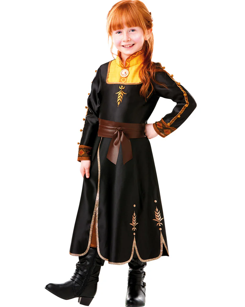 Disney Frozen 2 Anna Premium Girls Costume - Image 3