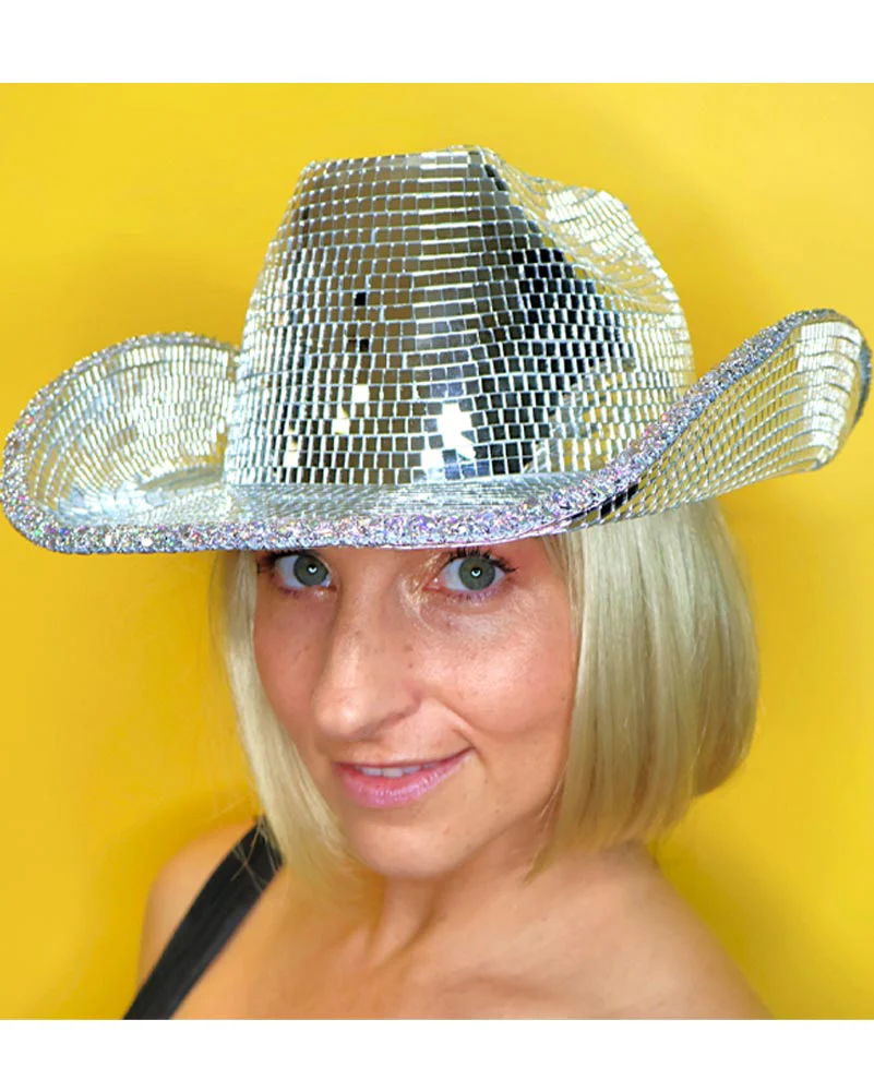 Disco Mirror Deluxe Cowboy Hat - Image 3