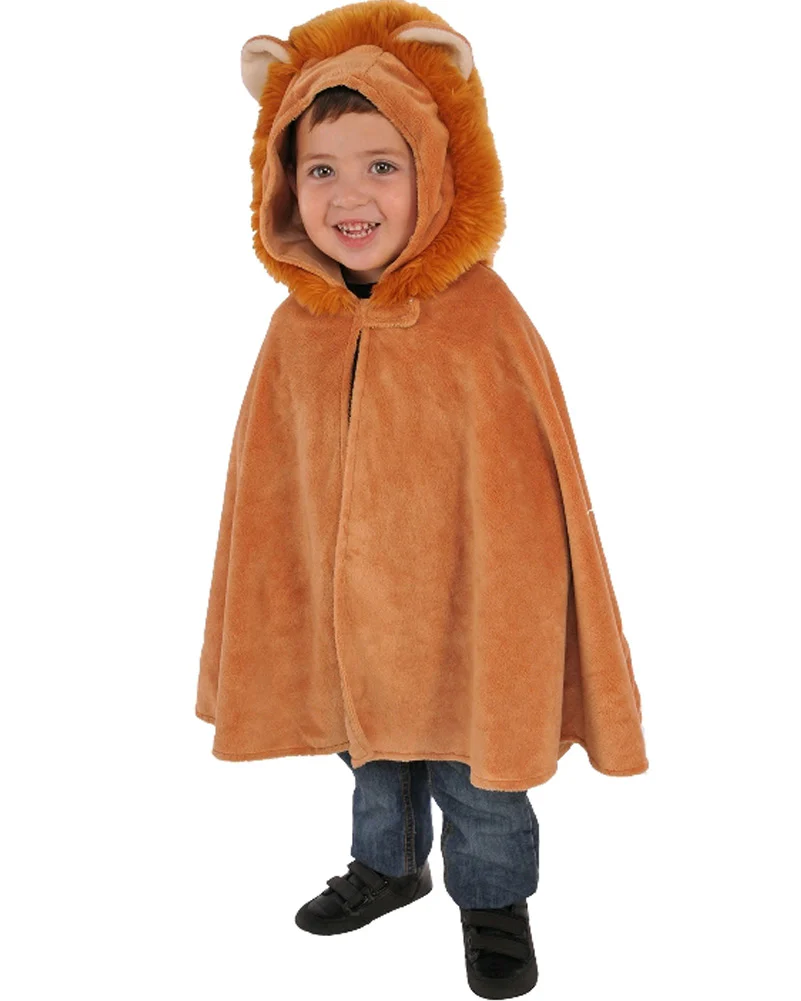 Furry Lion Cub Cape Toddler Book Week Costume