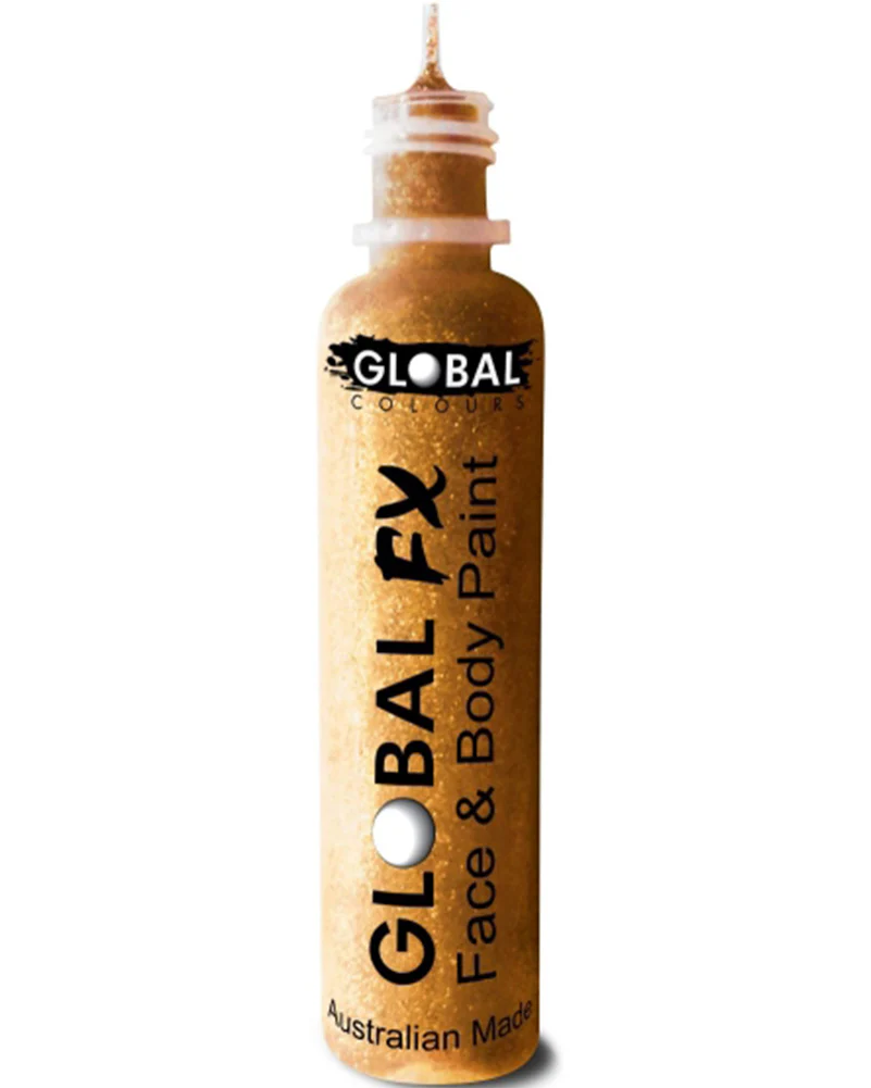 FX Body Glitter Holographic Gold Applicator 36ml