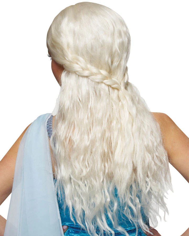Game of Thrones Barbarian Long Platinum Blonde Wig - Image 2