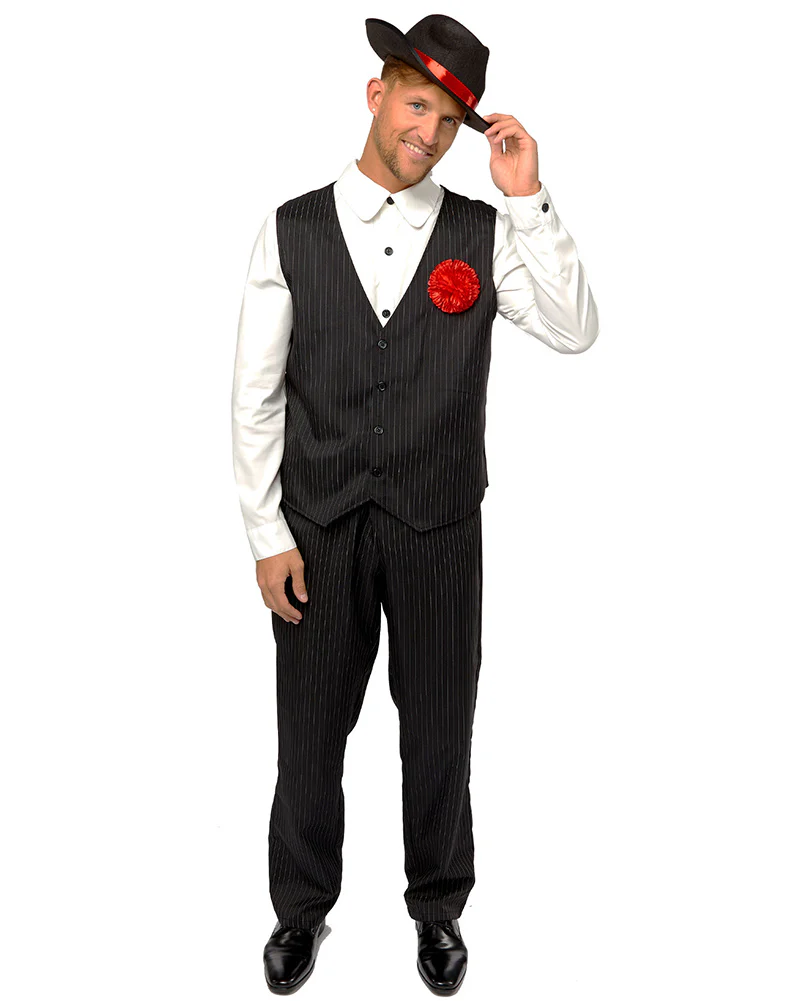 Gangster Mens Costume Size Large