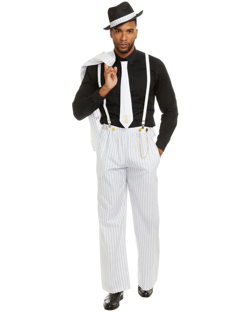 20s Gangster Zoot Suit Mens Costume - Image 2