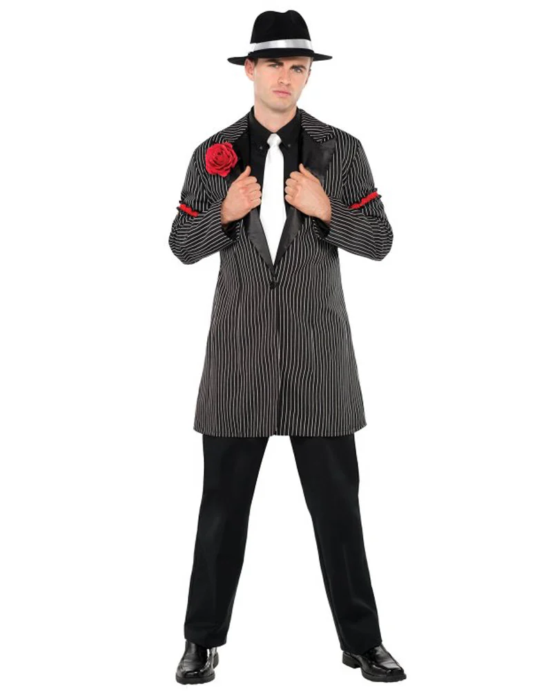 1920s Gangster Zootsuit Mens Jacket