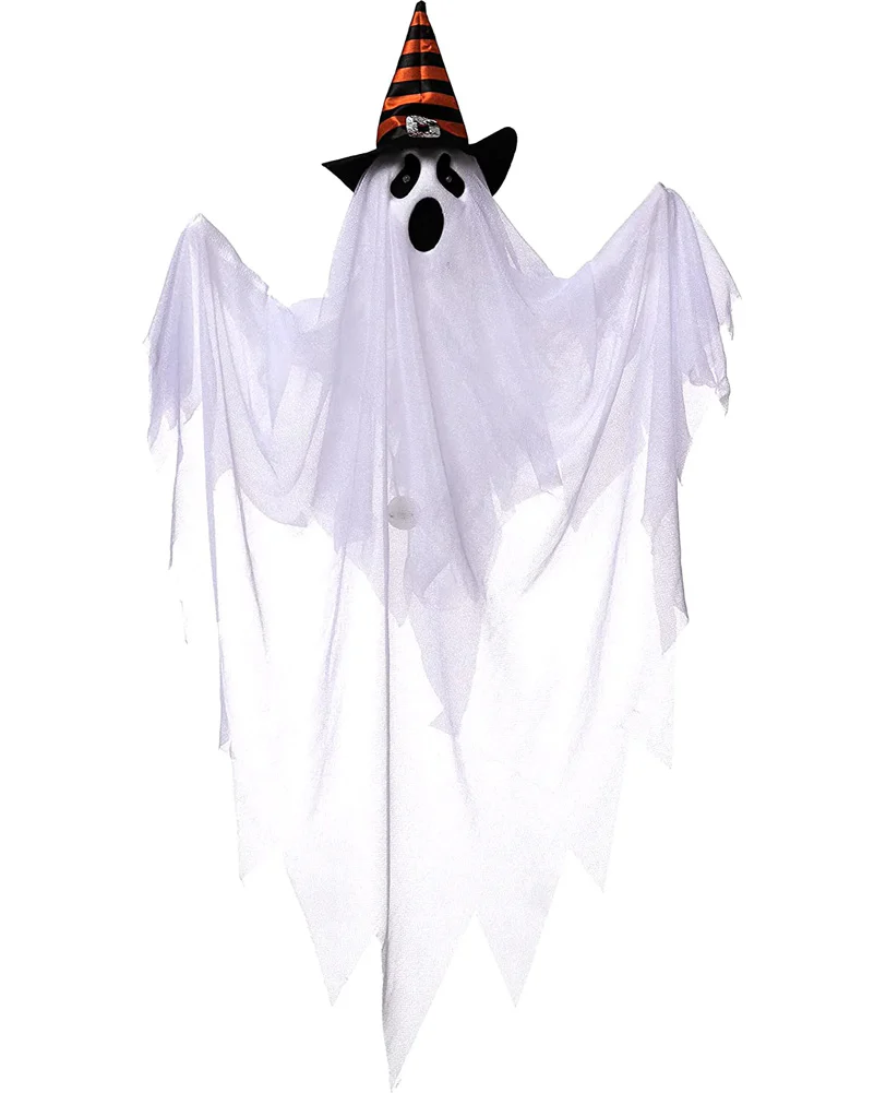 Ghosts with Witch Hats 29.5cm Pack of 3 - Image 2