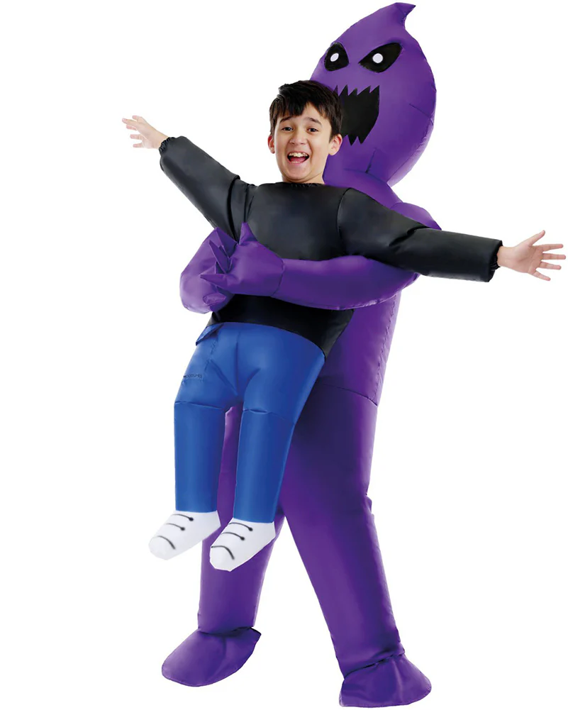 Ghoul Light Up Inflatable Pick Me Up Kids Costume - Image 2