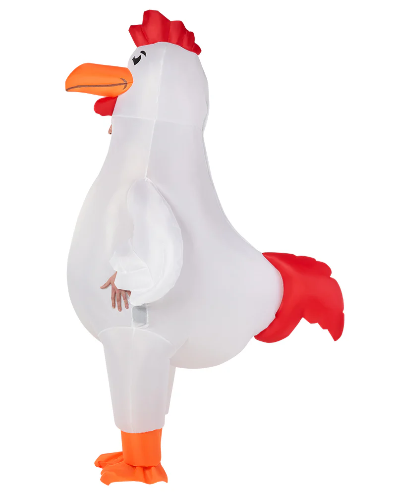 Giant Chicken Inflatable Adult Costume - Image 2