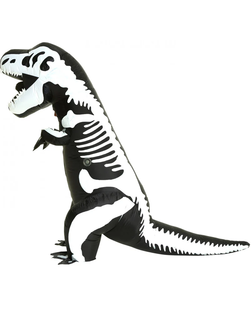 Giant Skeleton T Rex Inflatable Adult Costume - Image 3