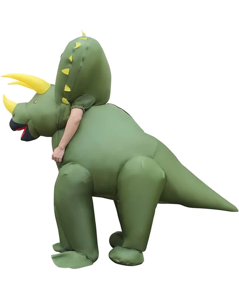 Giant Triceratops Inflatable Adults Costume - Image 2