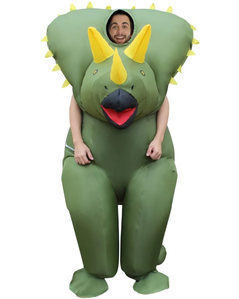 Giant Triceratops Inflatable Adults Costume - Image 3