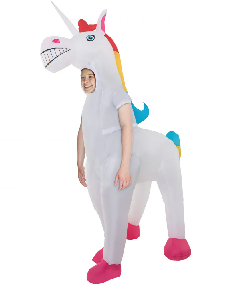 Giant Unicorn Inflatable Kids Costume - Image 2