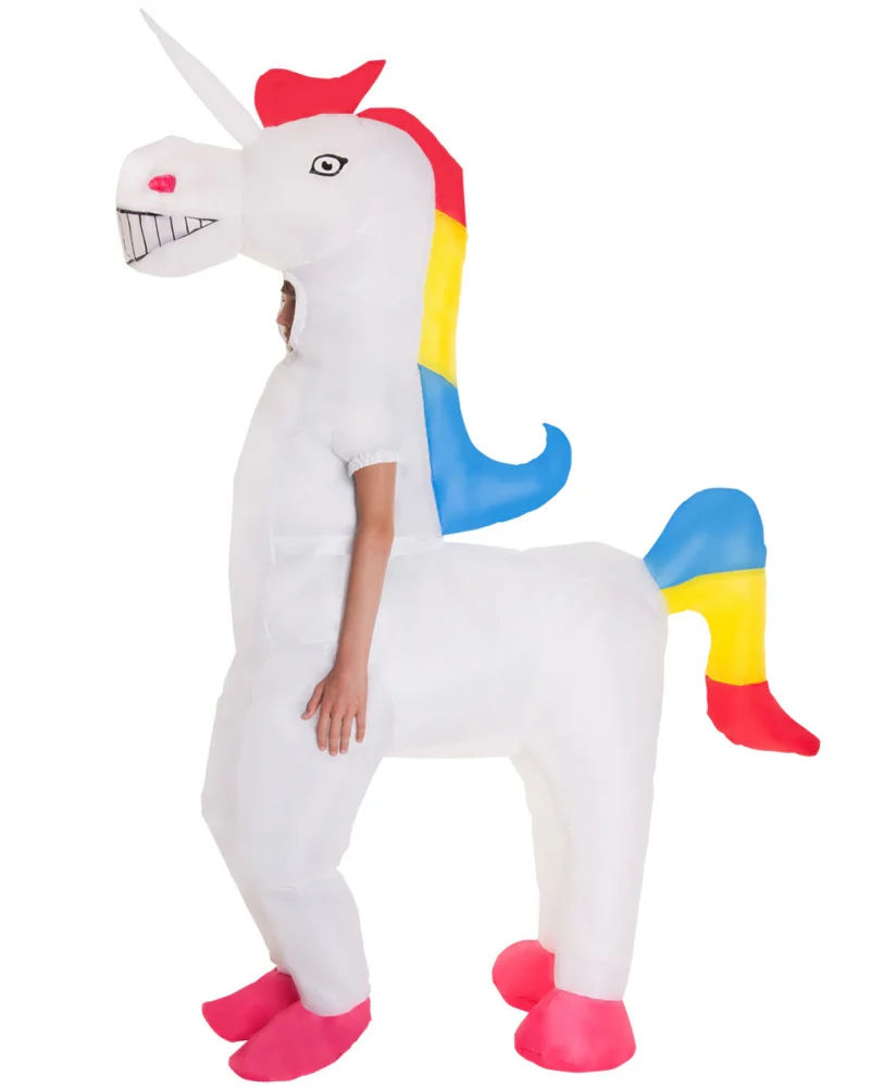 Giant Unicorn Inflatable Kids Costume - Image 3